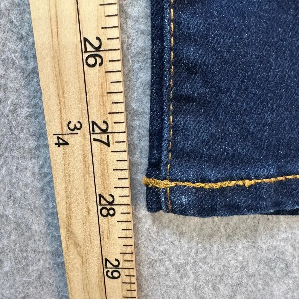 Gap Denim Kids Jeans Youth Boys 14 Regular Dark Wash Blue Straight Leg Zip Fly